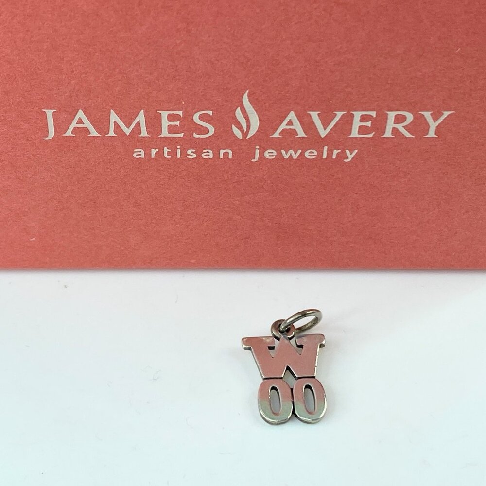 Rare James Avery Sterling Silver Camp Waldemar W00 Charm w/box JR548